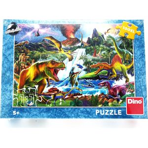 Dinosaurus puzzel 100 xxl stukjes.