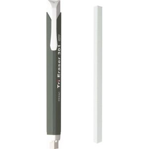 Penac Japan - Gumvulpotlood - Gum Pen - Grijs + navulling - 8.25mm x 122mm gumpotlood