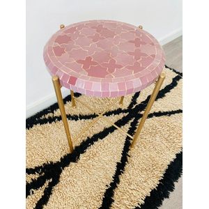 Mozaïek Bijzettafel | Marokkaanse Mozaiek Bijzet tafel | Assilah
