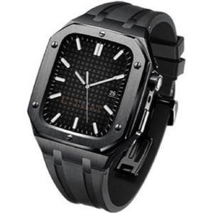 Luxe Apple Watch Case - zwart 45mm