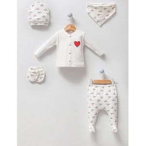 Mummy daddy - Baby newborn 5-delige kleding set jongens/meisjes - Newborn kleding set - Newborn set - Babykleding - Babyshower cadeau - Kraamcadeau
