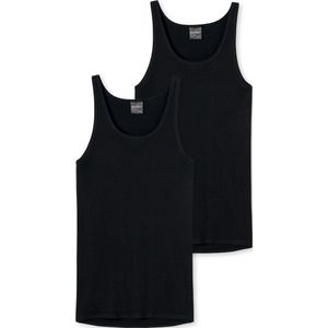 SCHIESSER Original Classics singlet (1-pack) - heren onderhemd zwart - Maat: 4XL