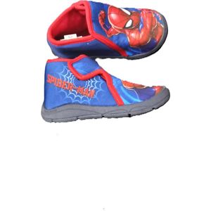 Spiderman pantoffels - sloffen - rits - rubberen zool - maat 21