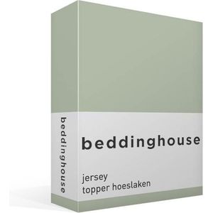 Beddinghouse Jersey - Topper - Hoeslaken - Tweepersoons - 140x200/220 cm - Green