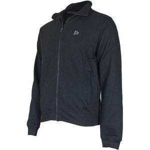 Donnay - Sweatvest zonder capuchon (Bryan) - Sportvest - Heren - Black (020) - maat XXL