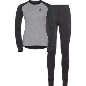 Odlo Active Warm Eco Special Set Dames Thermoset Dark Grey Melange - Grey Melange XS
