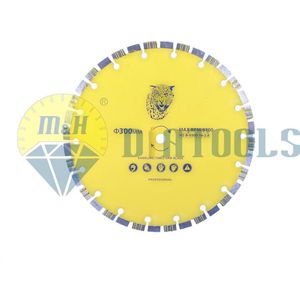 M&H diatools Diamant Slijpschijf/Zaagblad handzaagblad laser gelast 300mm X asgat 16mm Nat - Gereedchap voor diamantbewerking