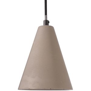 Kapego Pendant lamp, Pegasis, bulb(s) not included, constant voltage, 220-240V AC/50-60Hz, number of bases: 1, E27, 1x max. 25,00 W, concrete, gray, paintable, IP20