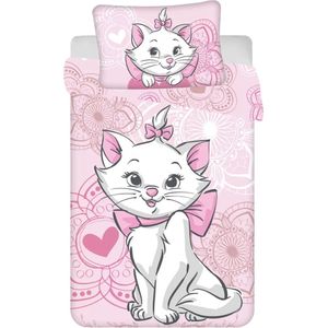 Marie de Kat baby Dekbedovertrek Roze Maat 135 x 100 cm