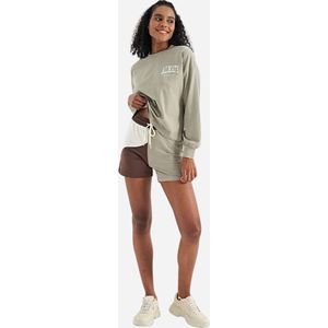 La Pèra Tweedelige Set - Dames - Twinset - Sweater en Korte broek - Beige - Kledingset - Loungewear -S