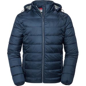 Russell Volwassenen Unisex Hooded Nano Jacket (Franse marine)