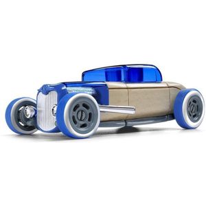 Automoblox: Mini HR-3 Hotrod Coupe - Blauw