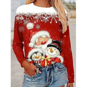 Nivard Kersttrui - Dames - Foute Kersttrui - Christmas Sweater - Kerst Sweater - Christmas Jumper - Pyjama - Groen - Maat L