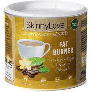 Skinnylove - Caramel Latte Koffie - Double Fat Burner - Buikvetverbrander - Oploskoffie - Afslankkoffie