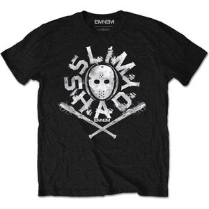 Eminem - Shady Mask Heren T-shirt - XL - Zwart