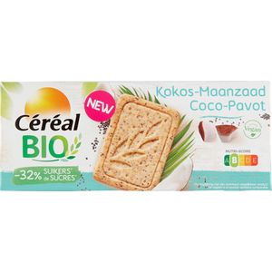 Céréal Healthy Bio Cake & Koekje Kokos Maanzaad - 12 x 132 gr - Voordeelverpakking