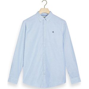 Scotch & Soda Essentials - Biologisch Oxford regular fit shirt Heren Overhemd - Maat XL