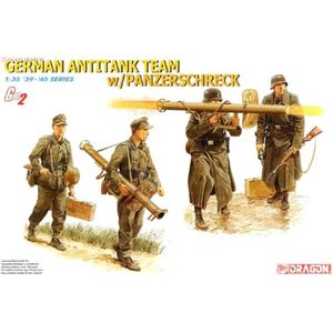 1:35 Dragon 6374 German Antitank Team w/Panzerschreck Plastic Modelbouwpakket