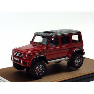 De 1:43 Diecast modelauto van de Mercedes-Benz G-Klasse AMG G550 4 * 4 van 2016 in Red.This model is beperkt door 199 stuks. De fabrikant van het schaalmodel is GLM-Models.Dit model is alleen online beschikbaar.