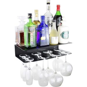 Barkast Wandplank voor glazen en flessen
