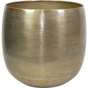 Ter Steege Bloempot Aluminium Goud D 42 cm H 41 cm