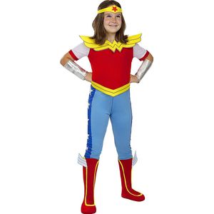 FUNIDELIA Wonder Woman DC Super Hero kostuum - 3-4 jaar (98-110 cm)