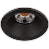 Groenovatie Inbouwspot LED - 3W - Zwart - Rond - Ø40mm - Dimbaar - Warm Wit