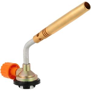 1300 ° Butaan Gas Blow Torch Vlammenwerper Brander Hand Ontsteking - Ideaal voor Thuis, Camping, Workshops, BBQ - Messing Multifunctioneel