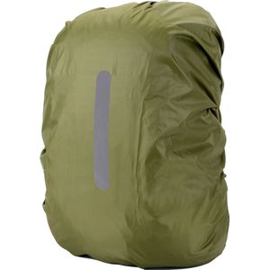 YONO Regenhoes Rugzak Waterdicht - Backpack Hoes - Reflecterend - 20 tot 29 Liter - Groen - S