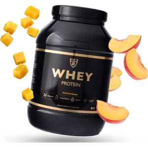 Rebuild Nutrition Whey Proteïne - Mango-Perzik smaak - Whey Protein - Proteïne Poeder - Hoogwaardige Eiwitpoeder - 40 Eiwitshakes - 1000 gram