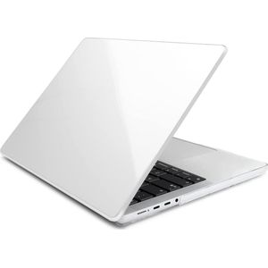 Laptophoes - Geschikt voor MacBook Pro Hoes 16 Inch - Case Voor Pro 16-inch M1, M2 Max (2021-2023) A2485 en A2780 - Transparant