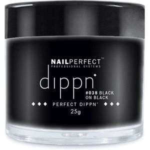 Nail Perfect - Dippn - #038 Black On Black - 25gr