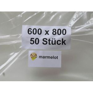 Marmelot Vacuumzakken Mikro Structuur 60X80cm 100stuks voor alle Merken Vacuum Sealers