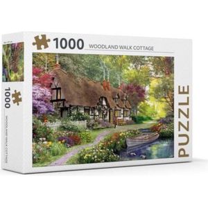 Rebo legpuzzel - 1000 st - Woodland Walk Cottage - Premium Quality