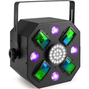 BeamZ MultiAce3 LED effect 3-in-1 - Discolamp - Derby - Stroboscoop - Black light