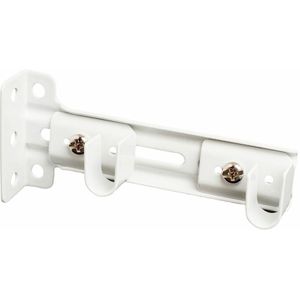 Steun voor gordijnrail Stor Planet Cintacor Wit (2 Stuks)