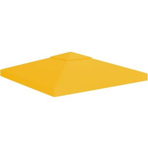 vidaXL - Prieeldak - 2-laags - 310 - g/m² - 3x3 - m - geel