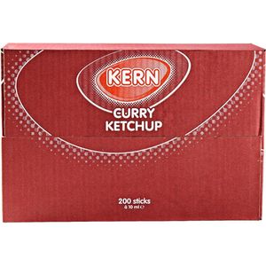 Kern Curry ketchup sachets - Doos 200 stuks x 1 cl
