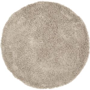 MUST Living Carpet Celeste round medium,Ø200 cm, taupe, 100% polyester