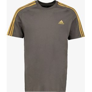 Adidas M3S SJ heren T-shirt bruin - Maat XXL