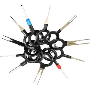 11-delige Spinning Tools Car Kit - Release, Unlock en Terminal Removal Tools voor Auto - Geschikt voor de meeste terminal clips