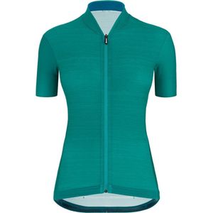 Santini Fietsshirt Korte mouwen Petrol Dames - Colore S/S Jersey For Women Petrol Green - XS