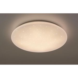 LED Plafondlamp - Trion Ster - 27W - Aanpasbare Kleur - Dimbaar - Afstandsbediening - Sterlicht - Rond - Mat Wit - Kunststof