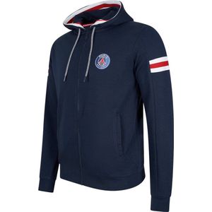 PSG logo vest voor volwassenen - maat M - blauw - hoodie
