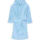 Playshoes - Fleece badjas met capuchon - Lichtblauw - maat 158-164cm (13-14 jaar)
