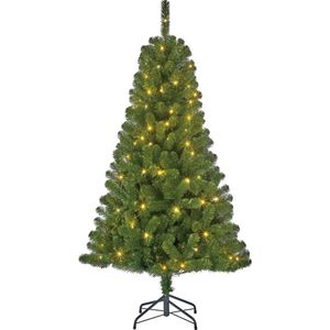 Black Box Trees Charlton Kunstkerstboom met LED Verlichting - H155 cm - Groen