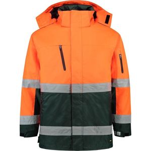 Tricorp Parka EN471 bi-color - Workwear - 403004 - fluor oranje / groen - Maat M