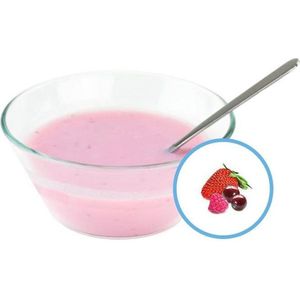 Protiplan | Yoghurt Dessert Rode Bessen | 7 x 25 gram | Heerlijk koolhydraatarm toetje of tussendoortje | Geschikt voor ieder dieet