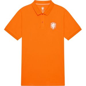 Nederlands elftal polo heren - oranje - maat L - maat L