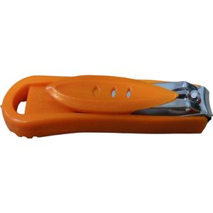 Nagelknipper inclusief opvangbakje oranje